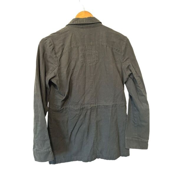 Hurley Black Button Up Slater Casual Shirt Shaket Size Small Cotton - Picture 4 of 13